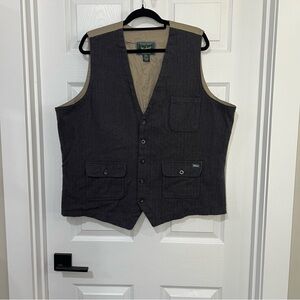 Men’s preppy wool rich vest- dress to impress